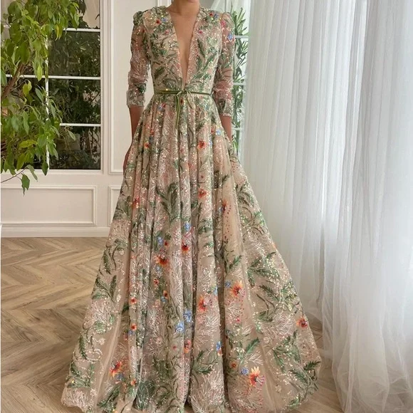 Teuta Matoshi Whispering Forest Gown